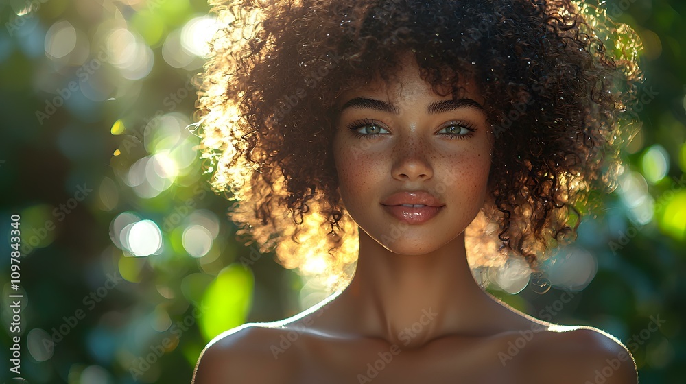 Elegant Portrait of a Woman with Glowing Skin and Natural Makeup in Soft Lighting Elegant Portrait of a Woman with Glowing Skin and Natural Makeup in Soft Lighting