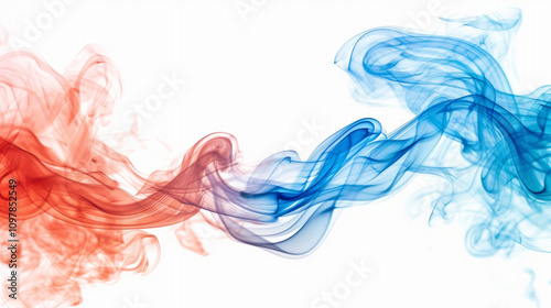 abstract colorful smoke