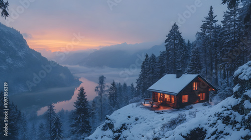 landscape in the mountains