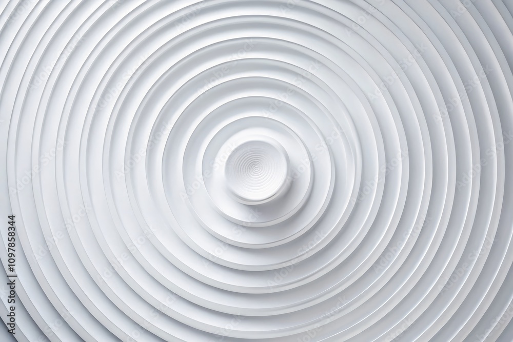 Elegant Minimalist White Abstract Background with Rotating Concentric Circles for Vertical Video Use in Full HD Format Elegant Minimalist White Abstract Background with Rotating Concentric Circles for Vertical Video Use in Full HD Format