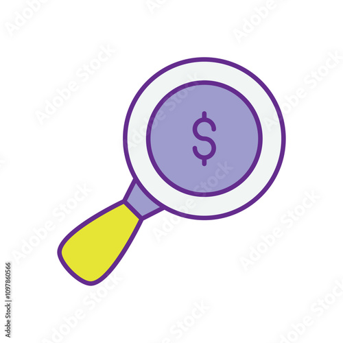 Fraud Detection  vector icon stock illustration