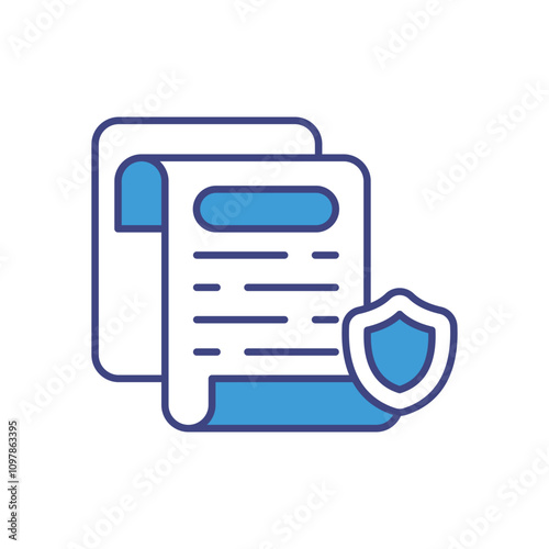 Smart Contract Security  vector icon stock illustration