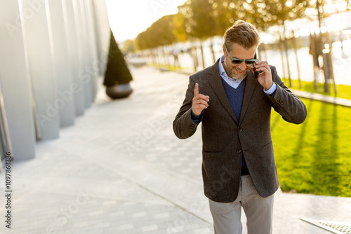 Professional man walking co...