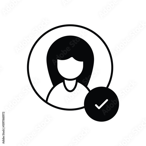 KYC  vector icon stock illustration