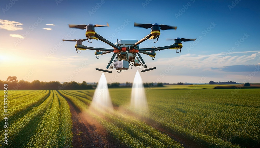 The sound of the drone hums softly, blending harmoniously with the sounds of nature. The sound of the drone hums softly, blending harmoniously with the sounds of nature.
