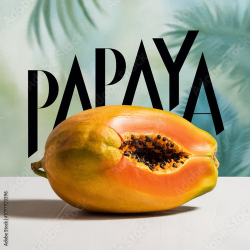 Papaya Design for Organic and Fresh Food Branding