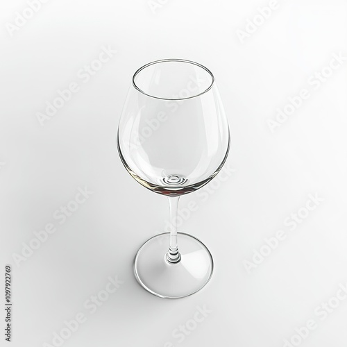 empty wine glass