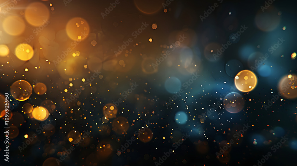 Obraz premium Vibrant Abstract Background with Colorful Bokeh Effect and Radiant Light Highlights for Artistic and Creative Projects