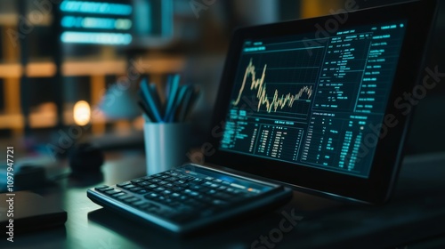 Cryptocurrency tax guidelines displayed on screen with tax calculator