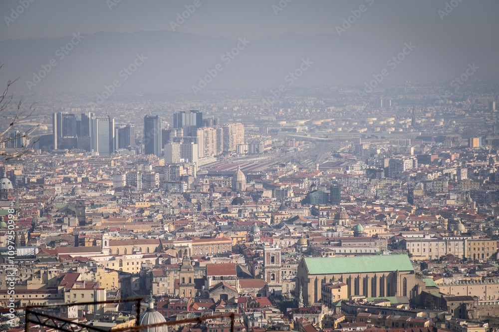 Obraz premium The city of Napoli in Italy