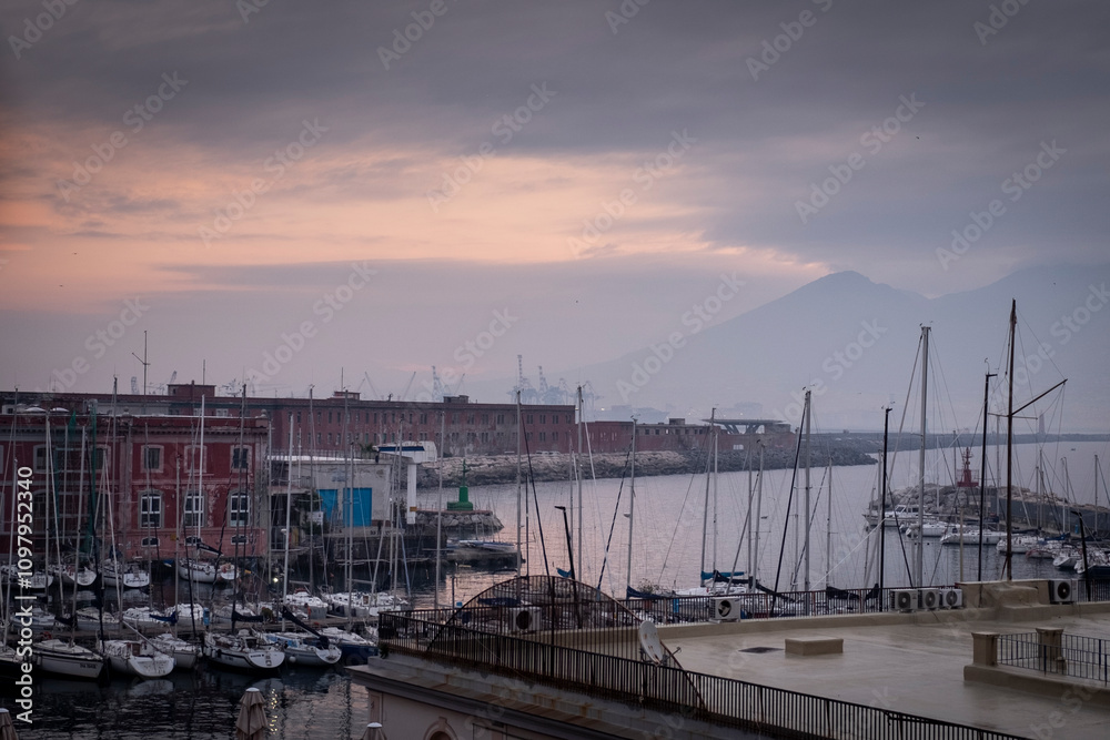 Obraz premium The city of Napoli in Italy
