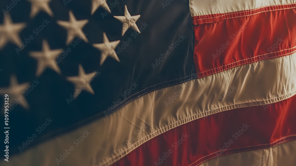 Fototapeta premium United States of Stars: A Majestic Tribute to the Union of 50 States