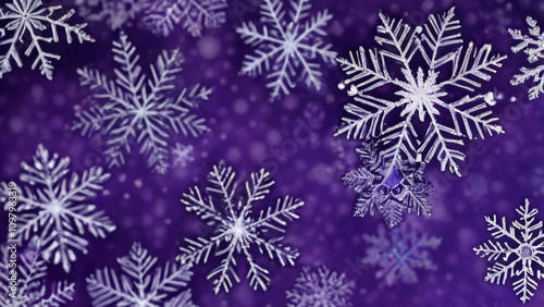 snowflake on a blue background