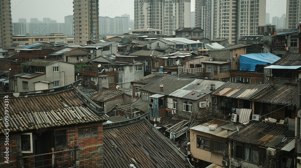 Fototapeta premium _Urban_Landscape_in_China