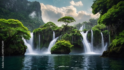 waterfall in the forest