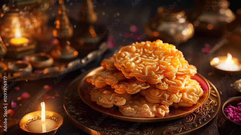 Homemade Diwali Sweets Chirote - Crispy Layered Sweet Pastry
Homemade Diwali Sweets Chirote - Crispy Layered Sweet Pastry