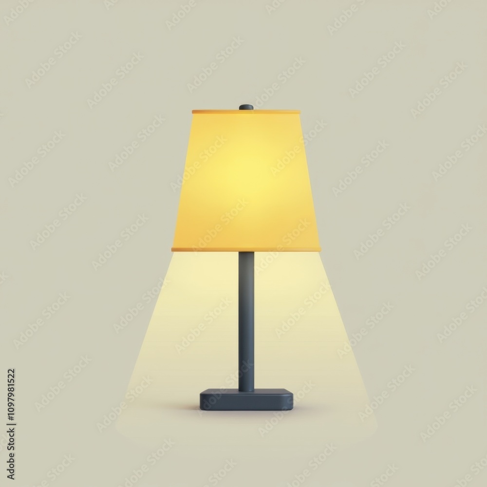 Bedside Lamp with Visible Light Beam
