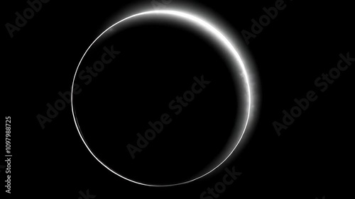 Celestial display reveals a crescent moon illuminated against a dark backdrop during night sky observation