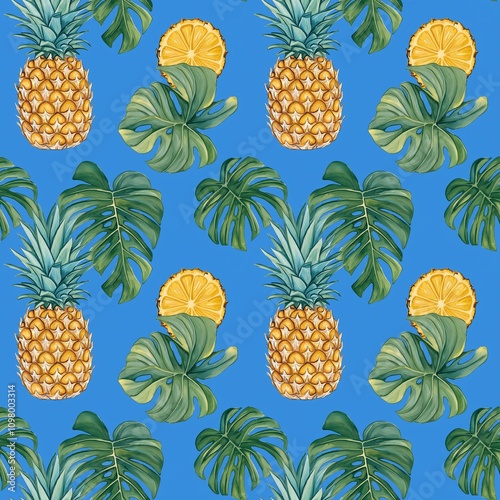 Pineapple pattern