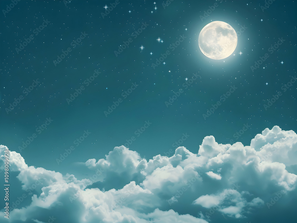 Clear sky background, cloudy light blue sky texture. Background for banner, backdrop or texture for 3D mapping, Sky blue background