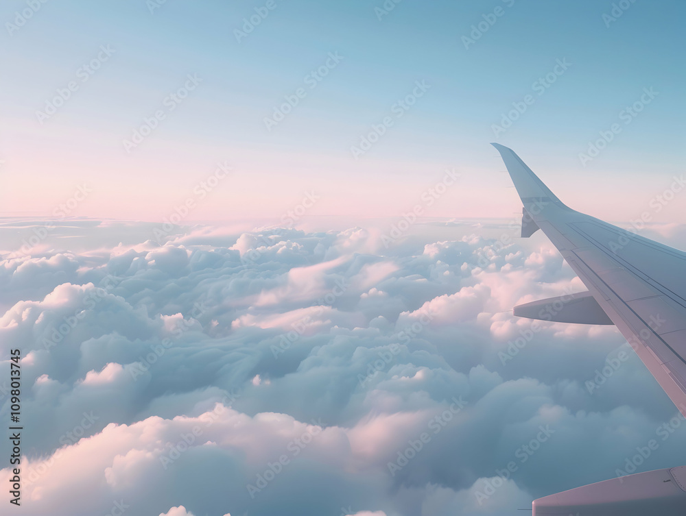 Fototapeta premium Clear sky background, cloudy light blue sky texture. Background for banner, backdrop or texture for 3D mapping, Sky blue background