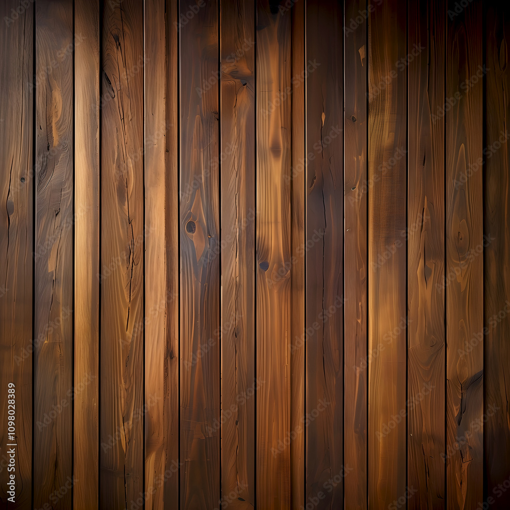 Fototapeta premium Wood panel wall, full frame