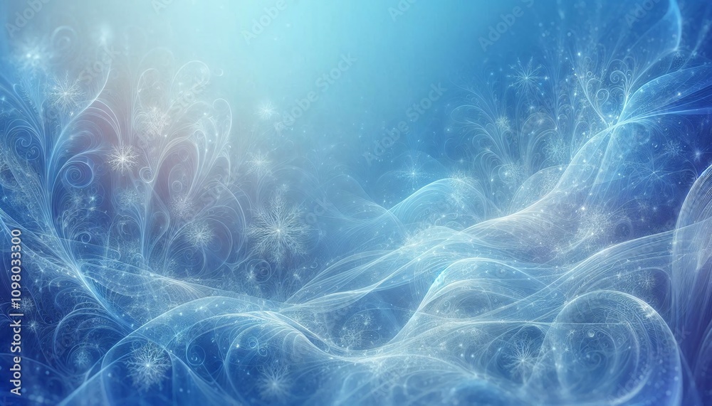 Obraz premium Abstract Blue Swirl Background