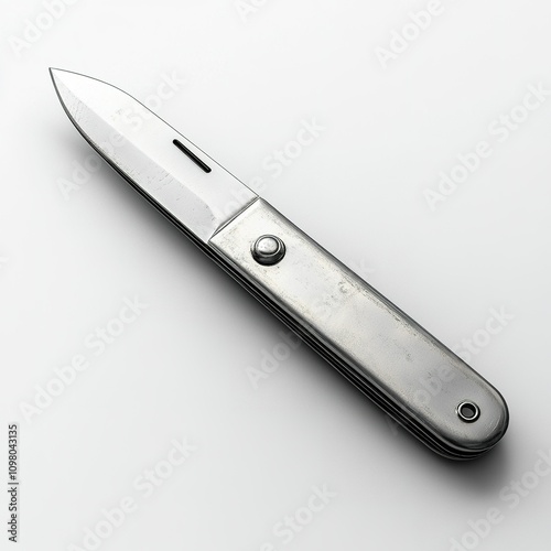 knife on white background