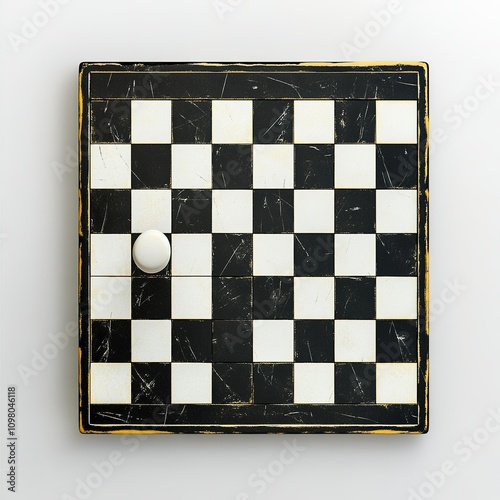 black chess board