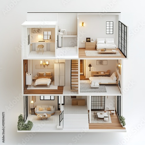 modern kitchen interior