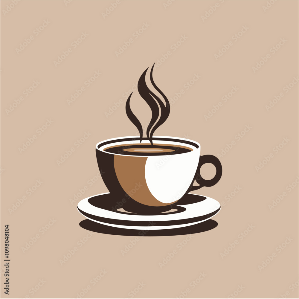 Obraz premium coffe logo vektor