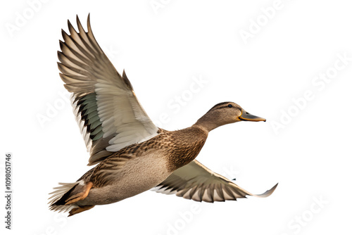 duck in flight