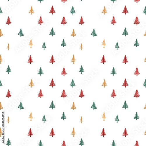 Christmas Tree shape pattern photo