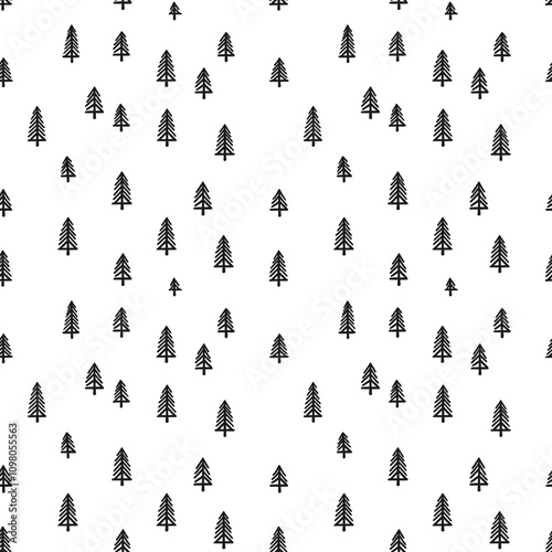 Christmas Tree shape pattern photo