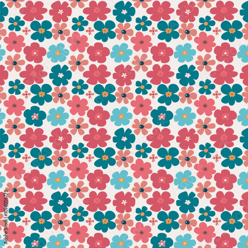 Elegant Floral Mandala Seamless Patterns – Ornamental Vintage and Modern Designs in Warm, Cool, and Earthy Tones