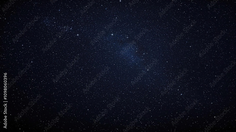 Fototapeta premium A breathtaking view of the night sky with glittering stars twinkling like diamonds against the darkness, creating an atmosphere of enchantment , universe, night sky, astronomy, cosmos, constellations