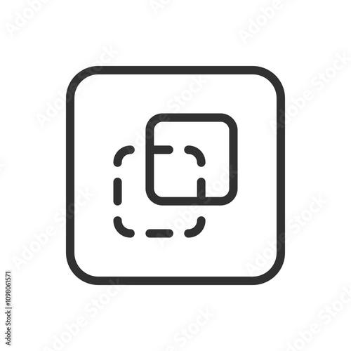 Expand, pathfinder, intersect. Design and design tools icons. Modern, simple flat vector illustration for web site or mobile app