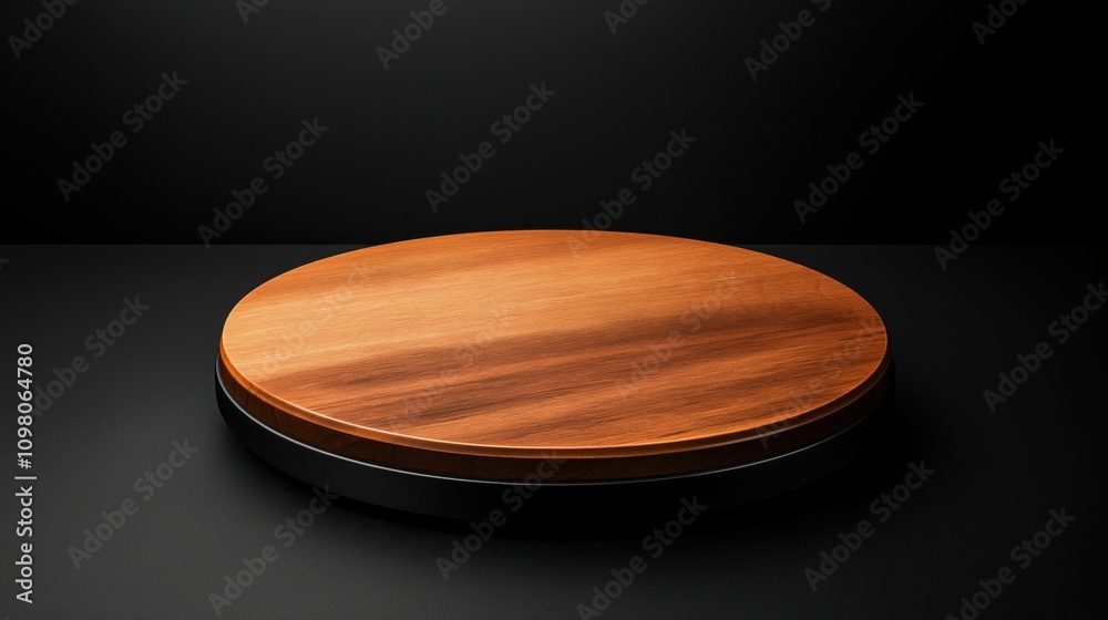 Gold frame on a black background. Luxurious circular podium top view. Round 3d platform for awards and product presentation. Gold frame on a black background. Luxurious circular podium top view. Round 3d platform for awards and product presentation.