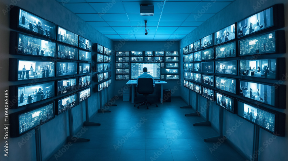 Fototapeta premium Surveillance and Monitoring