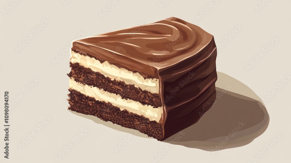 Delicious Chocolate Cake Slice A Sweet Treat Delicious Chocolate Cake Slice A Sweet Treat