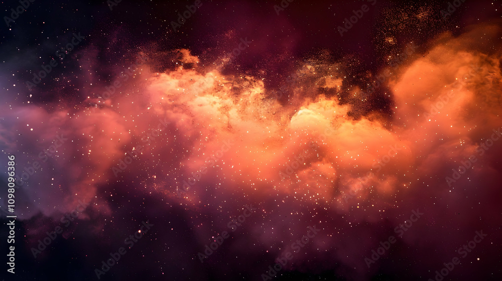 Obraz premium Cosmic Nebula Abstract Background