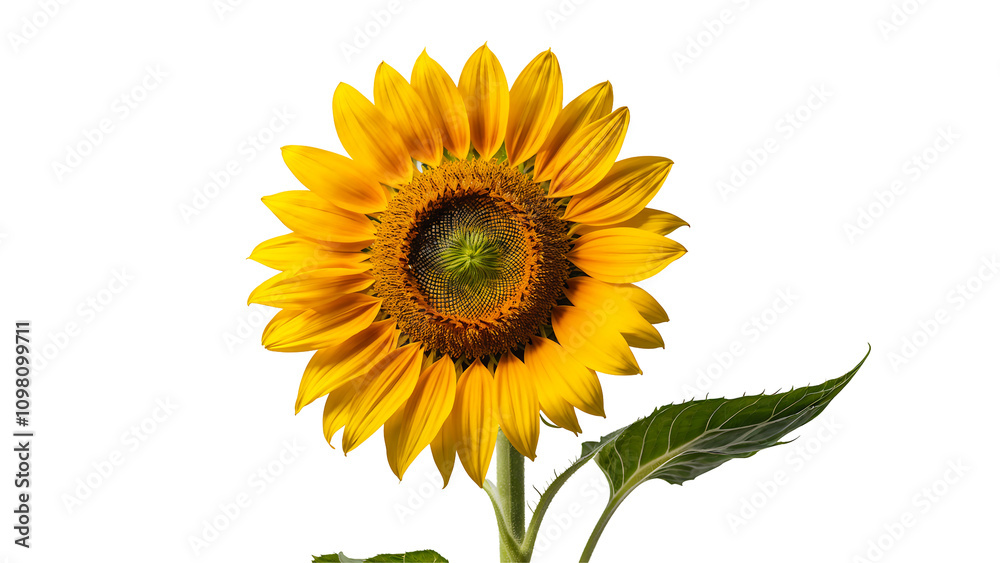 Fototapeta premium sunflower isolated on transparent png