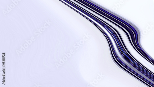 Wallpaper Mural 3d rendering of blue glass design over white background
 Torontodigital.ca