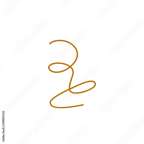 strands of brown thread