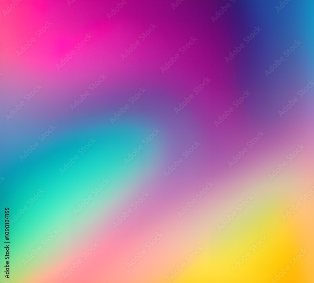 Obraz premium Wave of mixed beautiful gradient colors. smooth transitions. composition and leaking light exposure. Rainbow background. Modern design template. High quality 8k. generative ai
