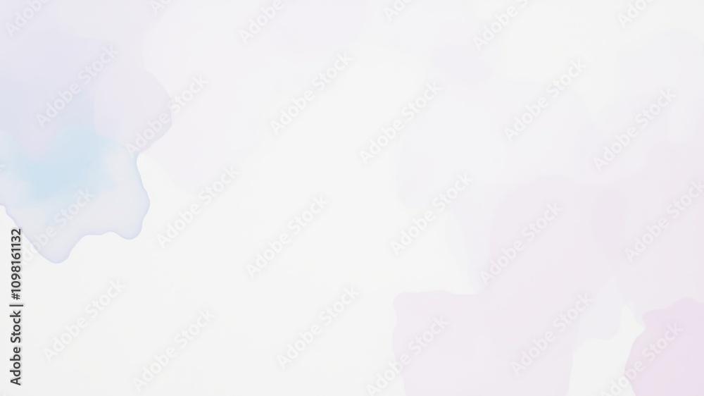 Obraz premium Abstract Watercolor Background with Delicate Pastel Hues and Soft Blurred Shapes