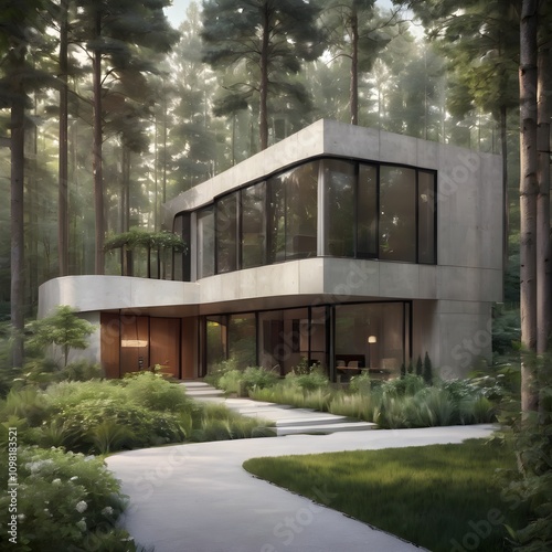 building in the garden