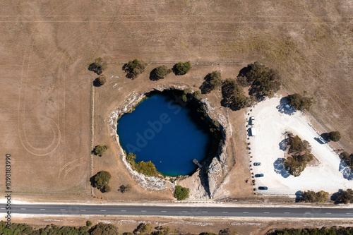 Little blue lake