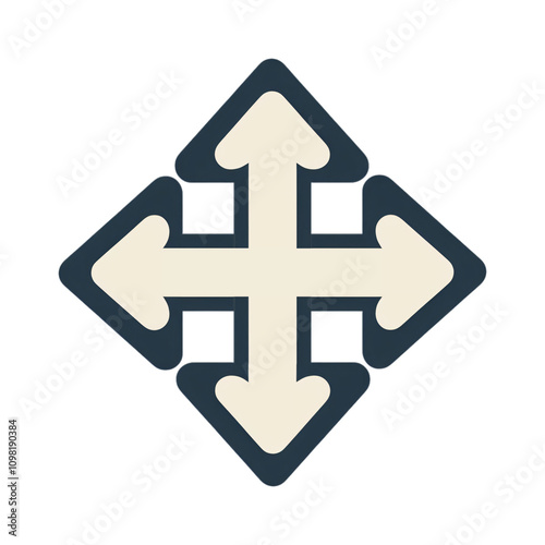 Left, right, up, down arrow icons