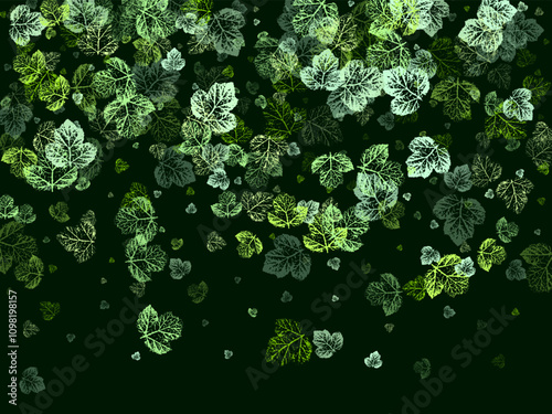 Captures the essence of fall with vibrant and detailed leaf patterns.